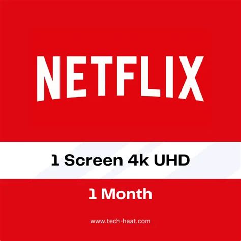 1 month subscription netflix