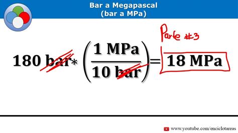 Conversion of mPa to bars +> CalculatePlus