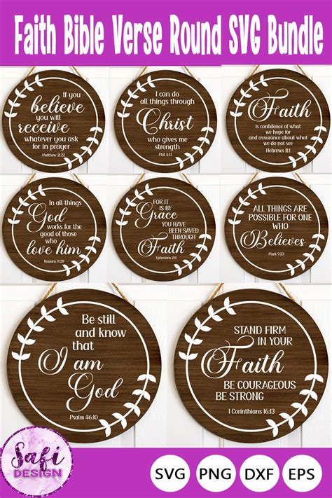 1 Round Scripture Printable