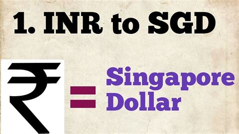 1 singapore dollar to inr today