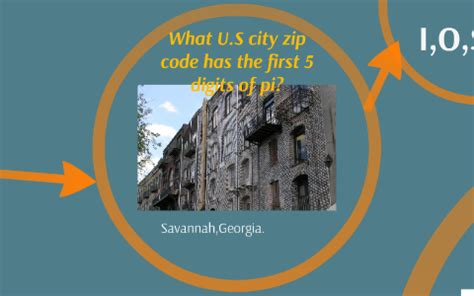 1 us city with a zip code containing the first 5 digits of pi