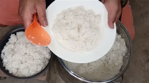 Gambar ukuran konversi 1 liter beras ke porsi nasi