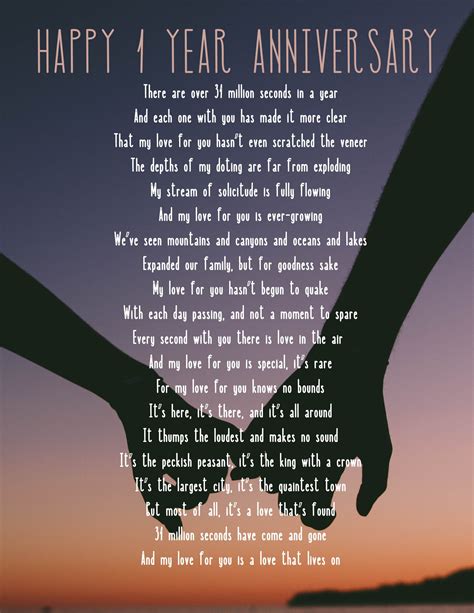 40 Happy 1 Year Anniversary Quotes For Him Or Her