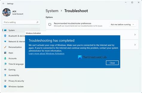 1. Activate Windows 11 Using the Activation Troubleshooter