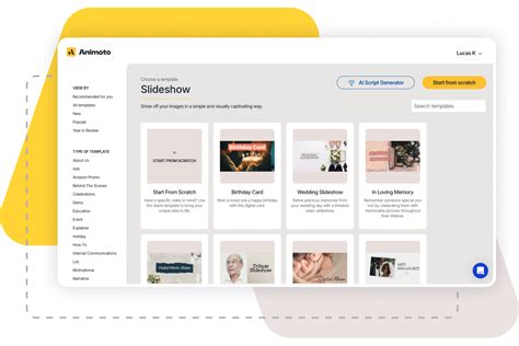 1. Animoto Video Slideshow Maker