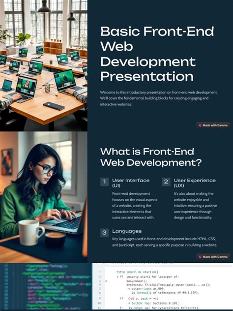 1. Basic front-end development