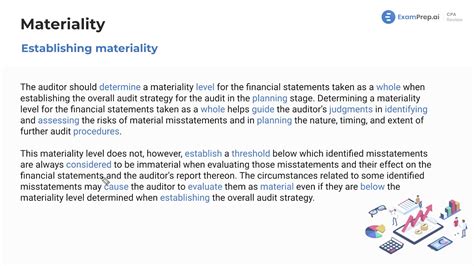 1. Begin with materiality