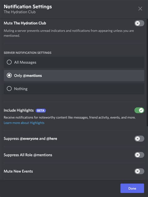 1. Check Discord notification settings
