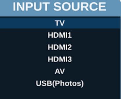 1. Check TV’s Input Source