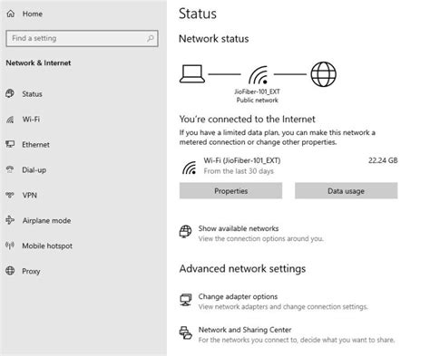 1. Check your current internet connection