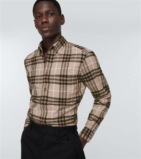 1. Checked shirt