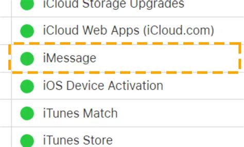 1. Checking iMessage server