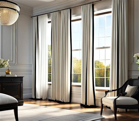 1. Create a contrast with your curtains