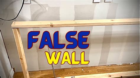 1. Create a false wall to create a faux niche