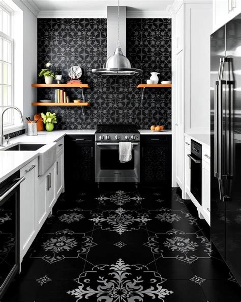 1. Create visual interest with patterned tiles