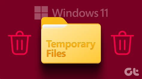 1. Delete Temporary Files using the Settings App