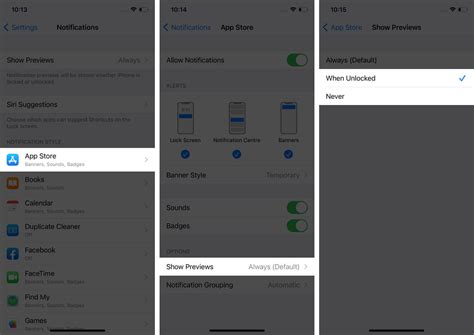 1. Disallow Notifications from Individual Apps