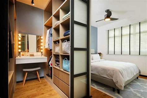1. Divide a bedroom with a wardrobe