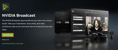 1. Download and Install Nvidia Broadcast