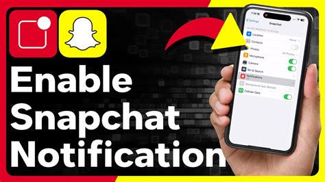 1. Enable notification from the Snapchat app