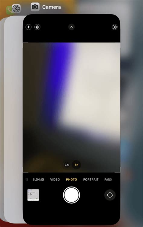 1. Force quit camera-demanding iOS apps