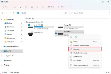 1. Format a Hard Drive With File Explorer