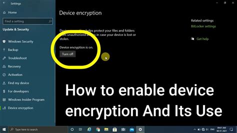 1. How to enable encryption