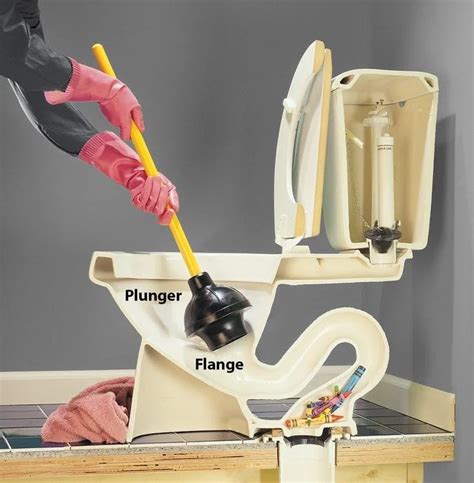 1. How to use a plunger in a toilet