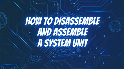 1. Isolate and disassemble the unit