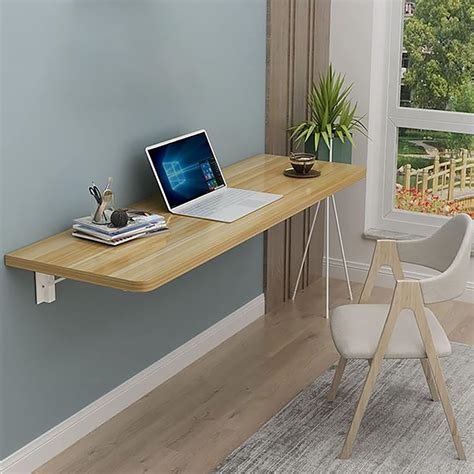 1. Keep it compact with a wall-mounted table