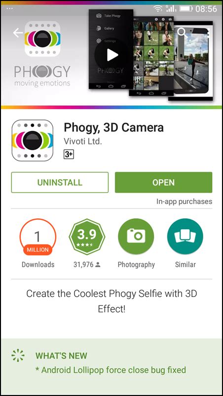 1. Phogy 3D Camera