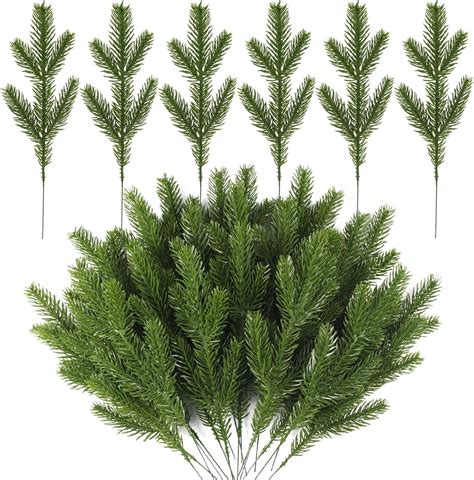 1. Pick branches from a Christmas tree that are still green and dry to the touch