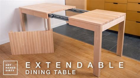 1. Plan ahead with an extendable table