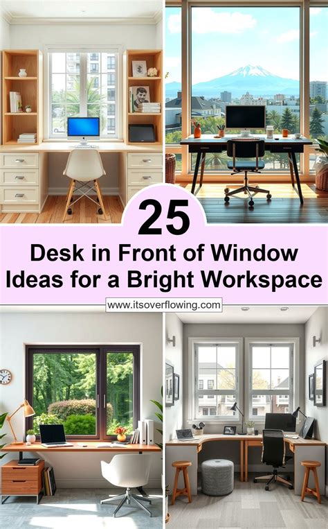 1. Position your desk in front of a window