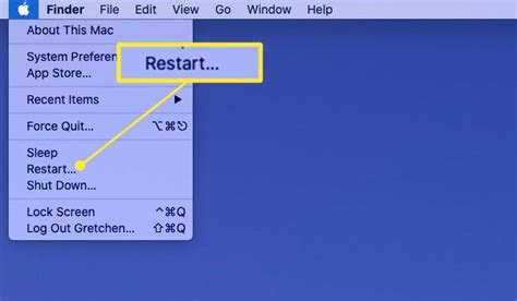 1. Restart your Mac