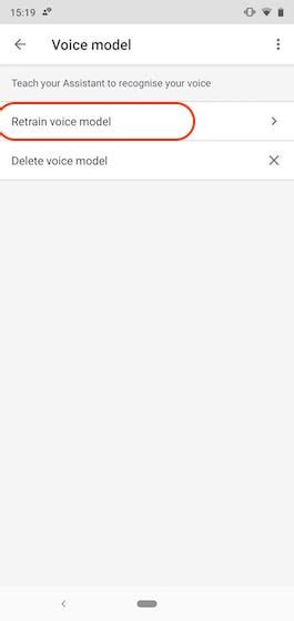 1. Retrain Voice Model