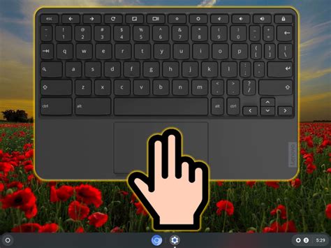 1. Right-click on Your Chromebook Using Touchpad