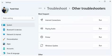 1. Run Windows Update Troubleshooter