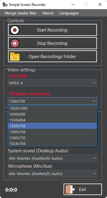 1. Simple Screen Recorder