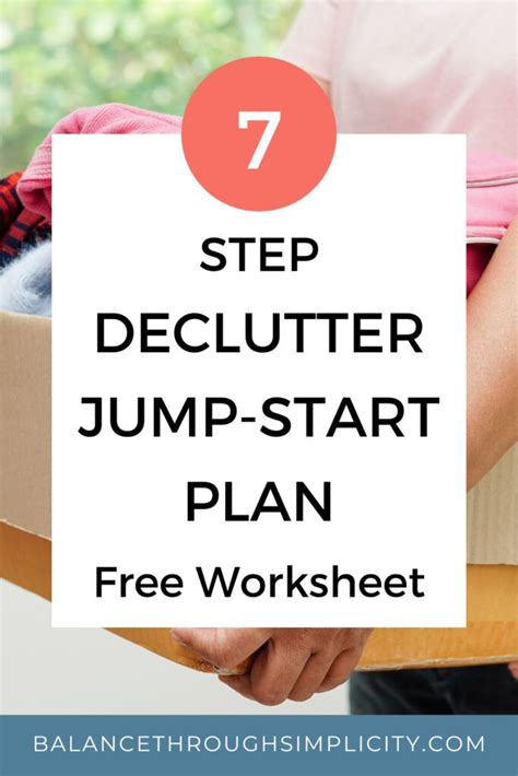 1. Start with a plan, and declutter accordingly