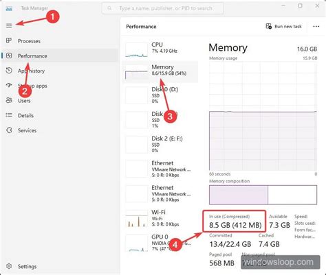 1. Track the RAM: Tab Memory Usage
