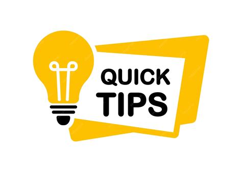 1. Try some quick tips