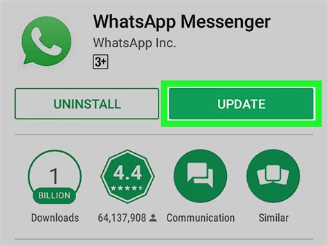 1. Update the WhatsApp App