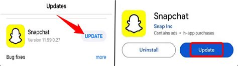 1. Update your Snapchat version