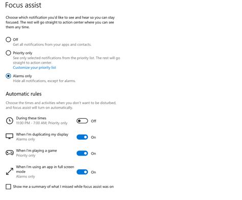 1. Use Focus Assist to avoid distractions