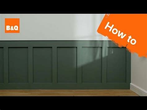 1. Use paint to create a paneling effect