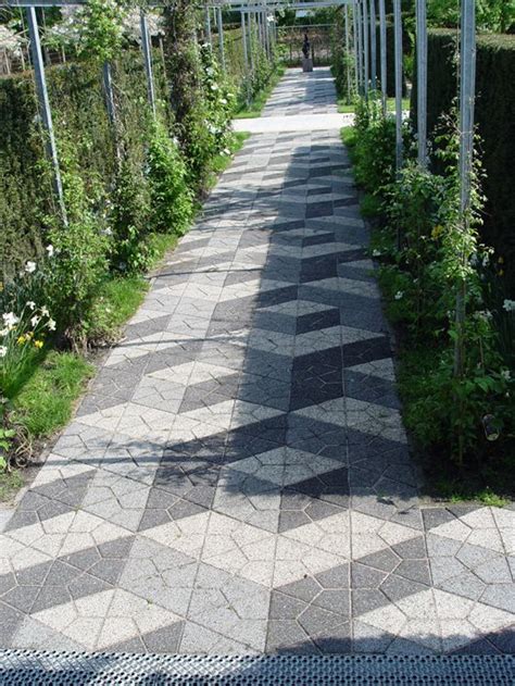 1. Use paving to create pattern and interest