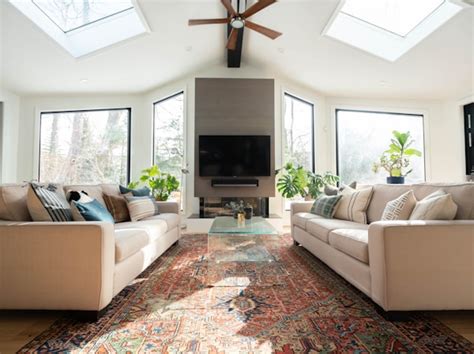 1. Using rugs as an integral design element