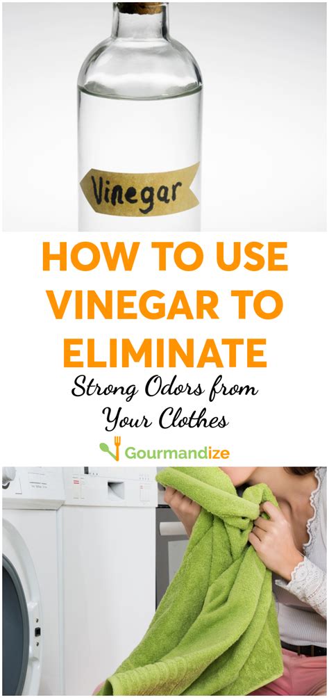1. Using white vinegar to get rid of odors