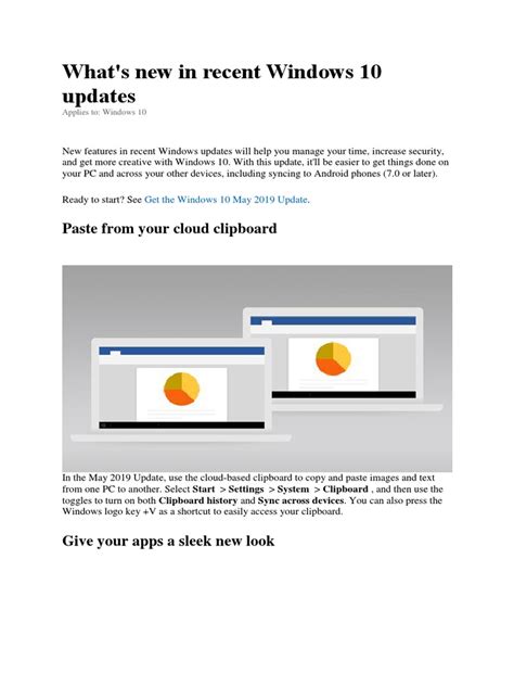 1. View recent Windows 10 updates
